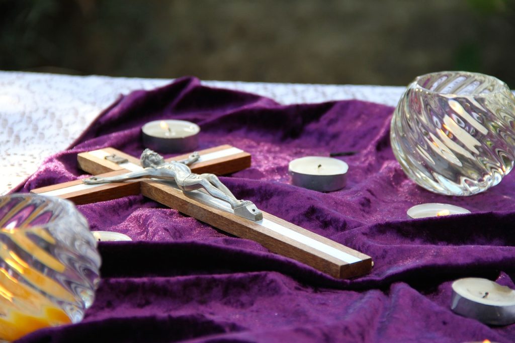 Crucifixes-purple-love -cross